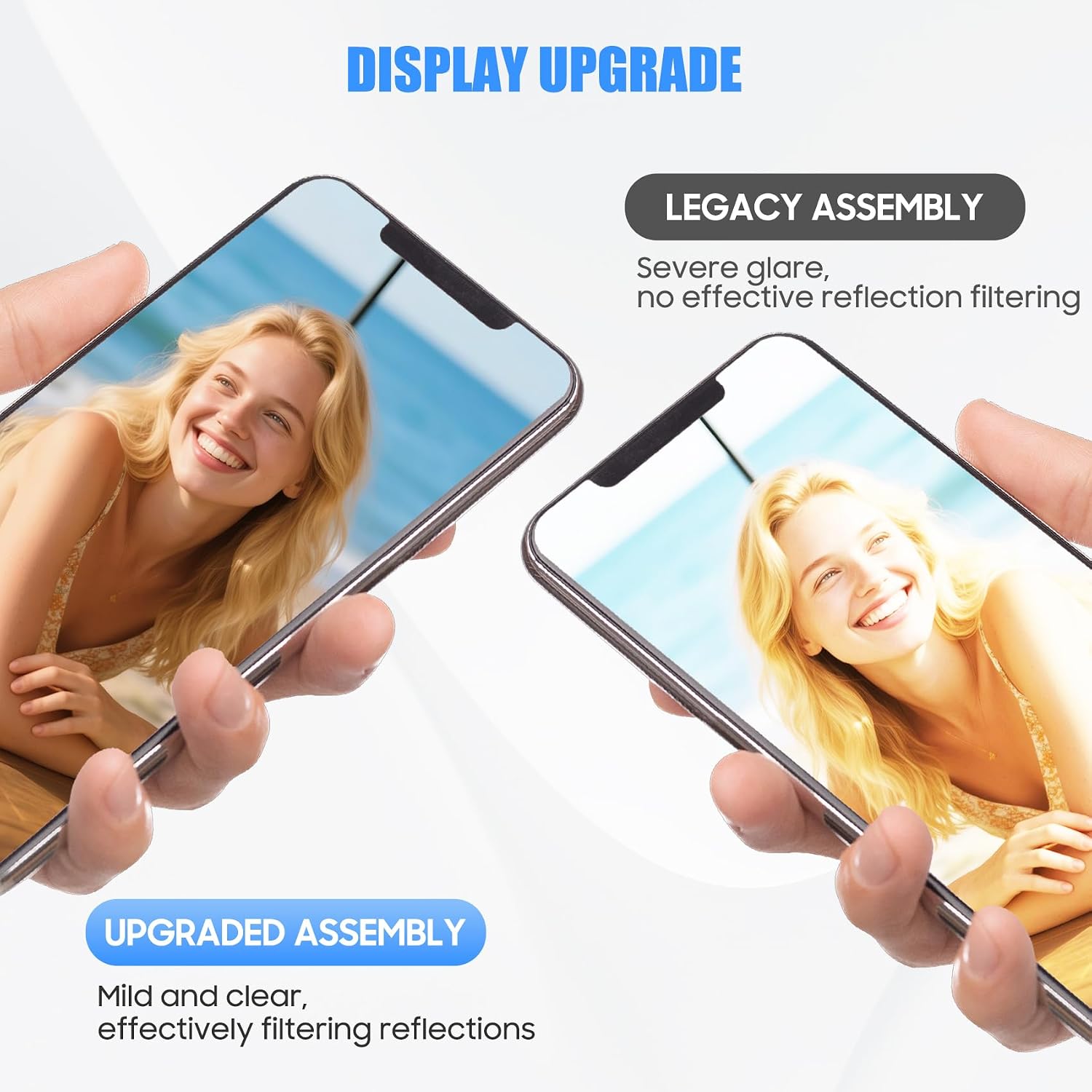 for Samsung Galaxy A16 5G Screen Replacement with Frame – Full LCD Display Assembly & Complete Tool Kit – Fix Cracked/Broken Glass– Compatible with SM-A166E A166U A166B(Black No Fit 4G Version)