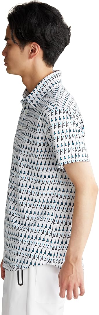 パーリーゲイツ メンズ 半袖ポロシャツ 幾何学柄 ゴルフ サイズ4 新品 本物 Amazon | [パーリーゲイツ] メンズ 半袖 ポロシャツ (幾何学柄