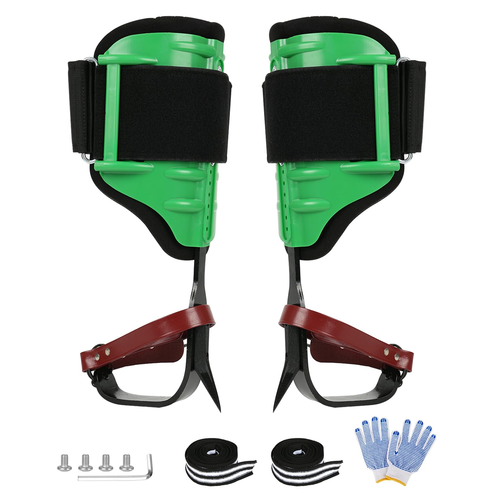 Juego de picos para escalada de árboles, crampones de artefacto para árboles, juego para practicar escalada de árboles, supervivencia en la selva, herramienta de escalada de árboles, cinturón de