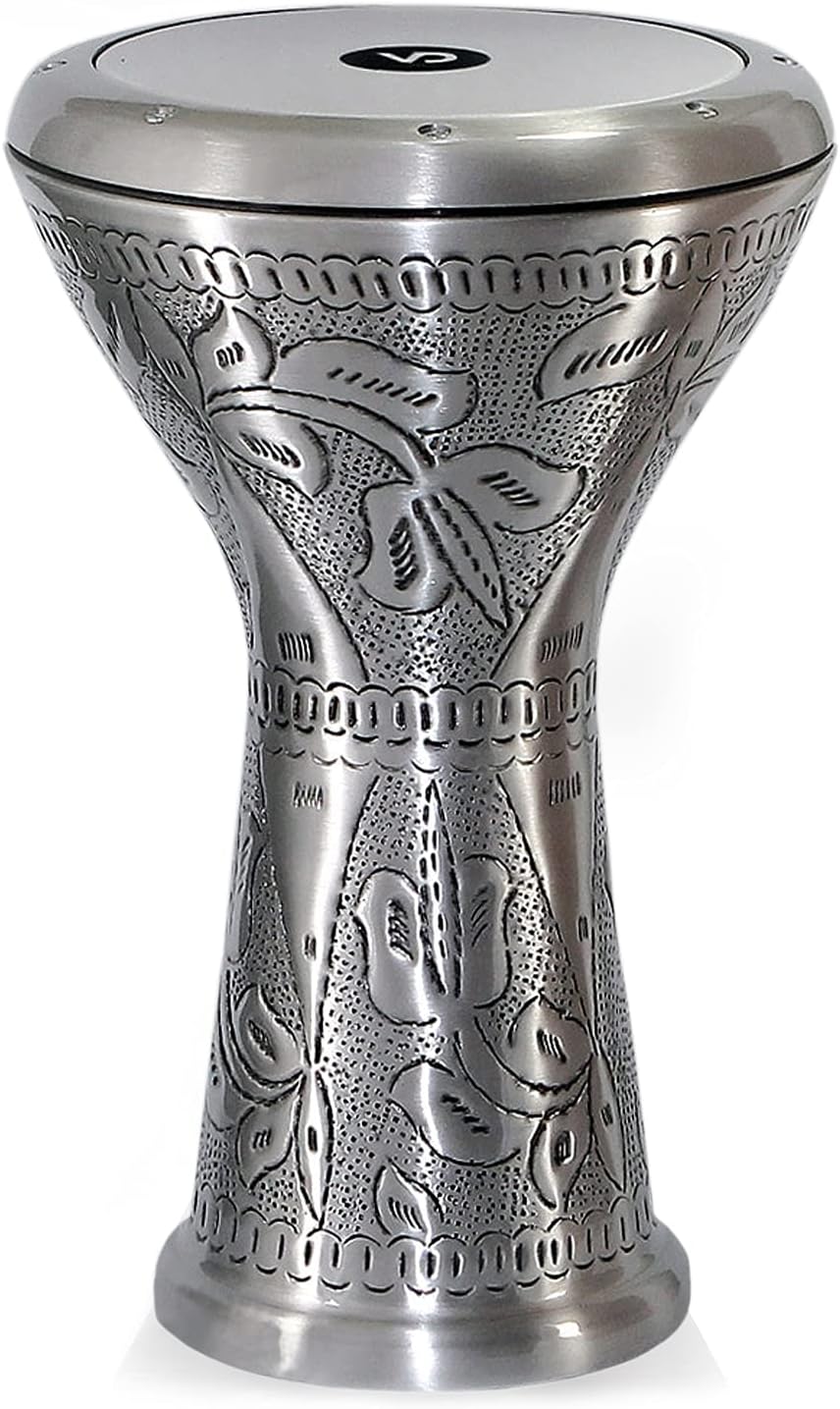 Meinl Percussion HE 2018 Doumbek Aluminium Noir – Darbuka De Qualité Professionnelle