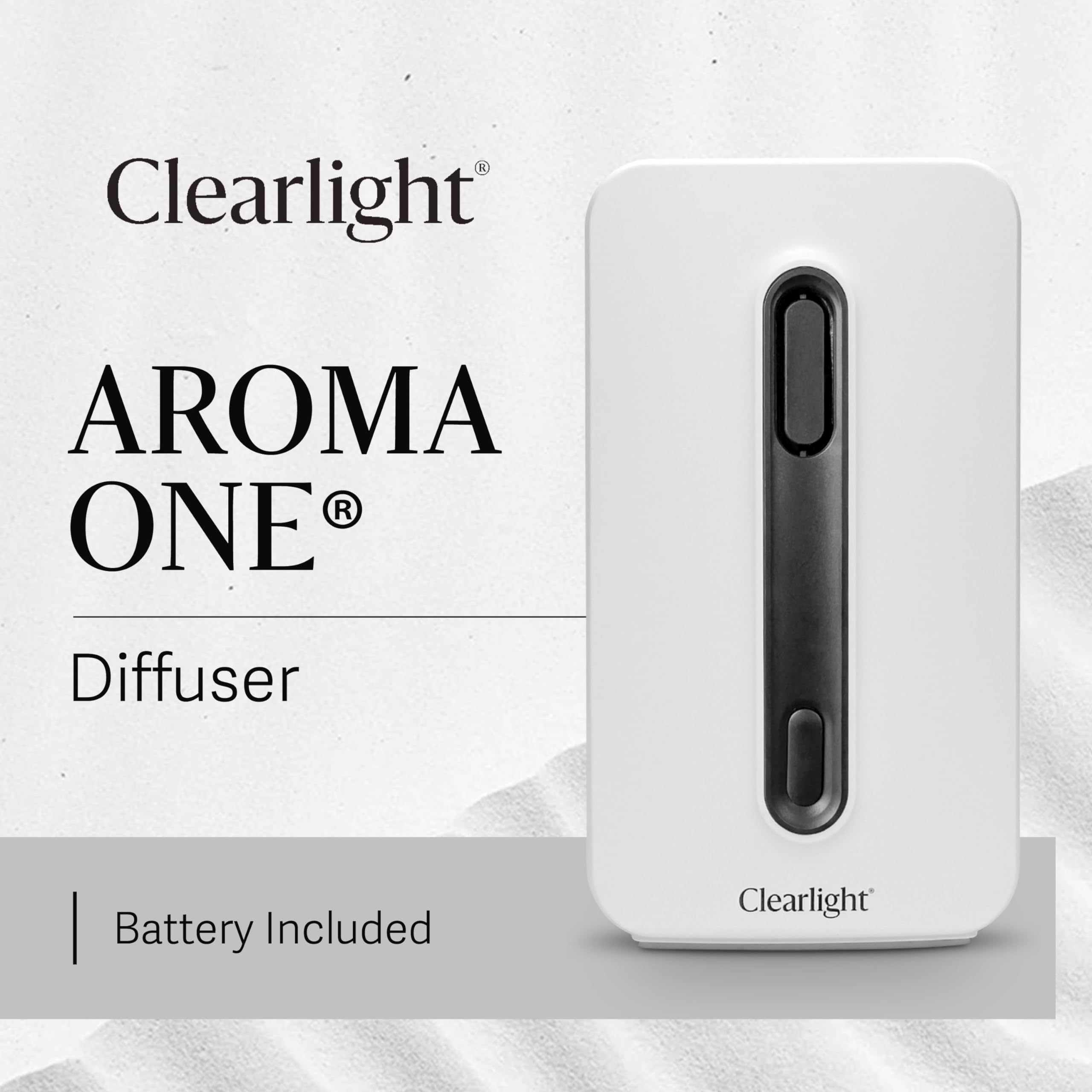 Clearlight Infrared Saunas Battery Operated Essential Oil Diffuser with Battery - Ultrasonic Aromatherapy Device with 4-Hour Continuous Use - Portable & Customizable Ambiance - Lightweight