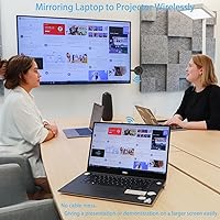 Vista 3 de SmartSee Adaptador de pantalla HD inalámbrico, pantalla WiFi, espejo de transmisión de medios, receptor dongle para teléfono/PC/tableta a pantalla