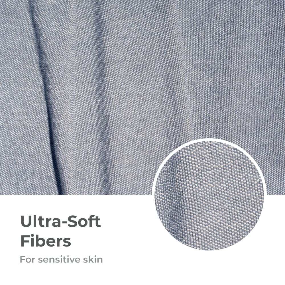 Cariloha Two Toned Bath Sheet | Laguna Blue | 40