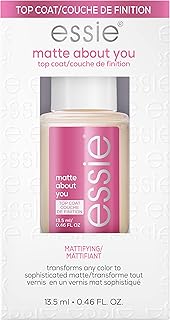 essie Matte About You Mattifying Top Coat Nail Polish, 0.46 Ounce