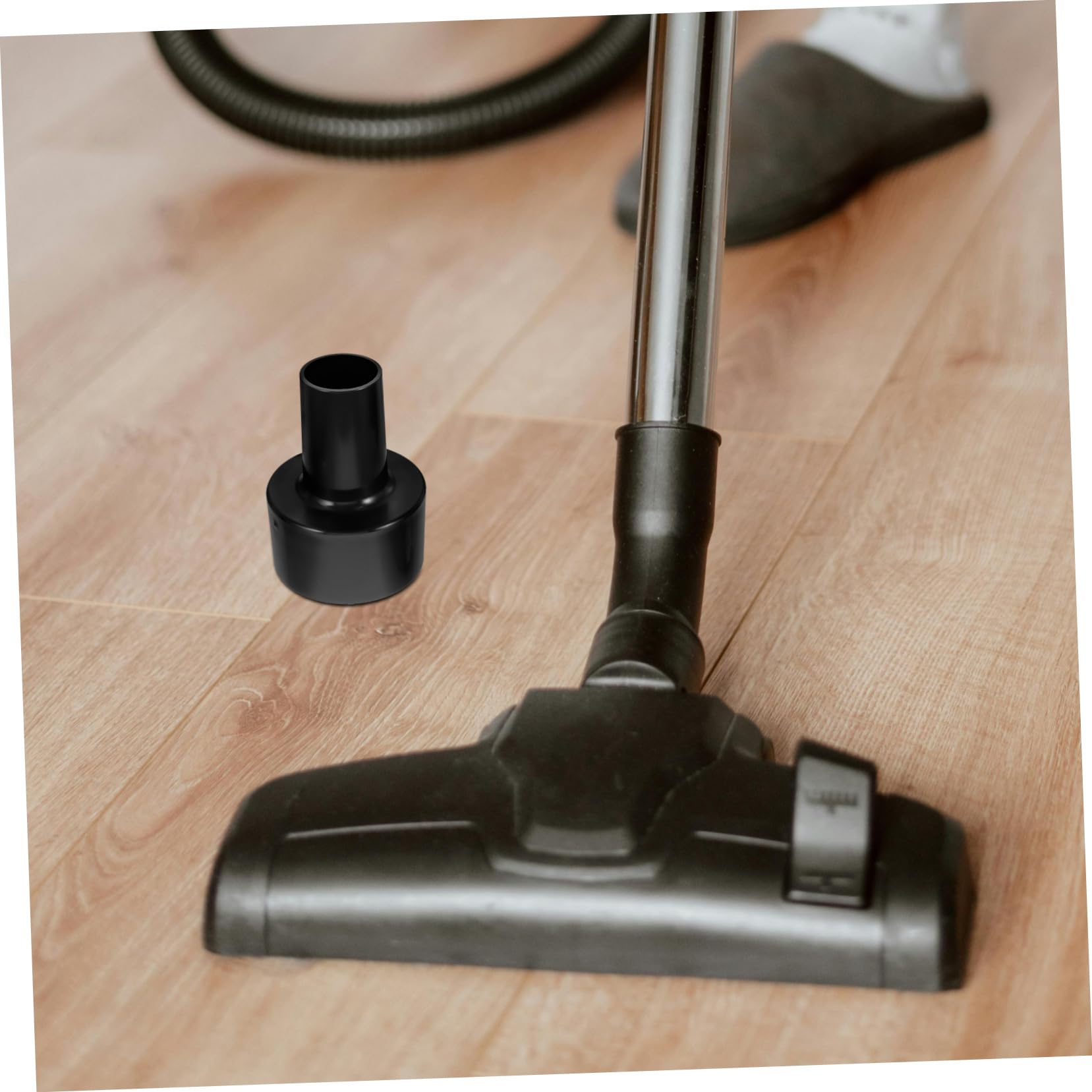 IMIKEYA Adaptateurs pour Tuyau Aspirateur en Pvc Noir, Lot de 2 Pièces Faciles à Installer, Résistants la Déformation, Compatibles Aspirateurs Atelier Humide et Sec