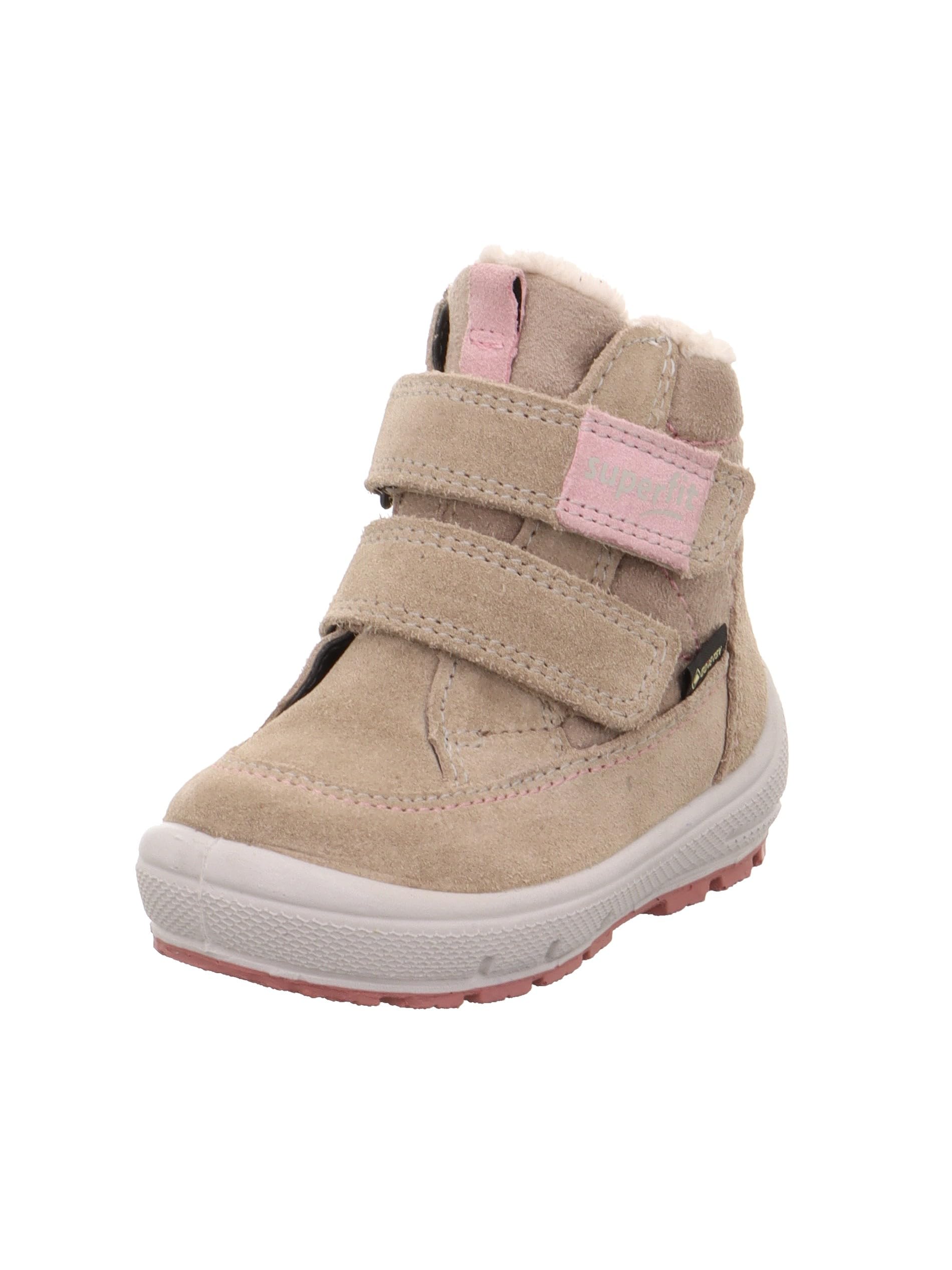 Superfit Girls' Groovy Boots Gore-Tex 1-009314Boots, Beige Pink 4000, 2.5 UK Child