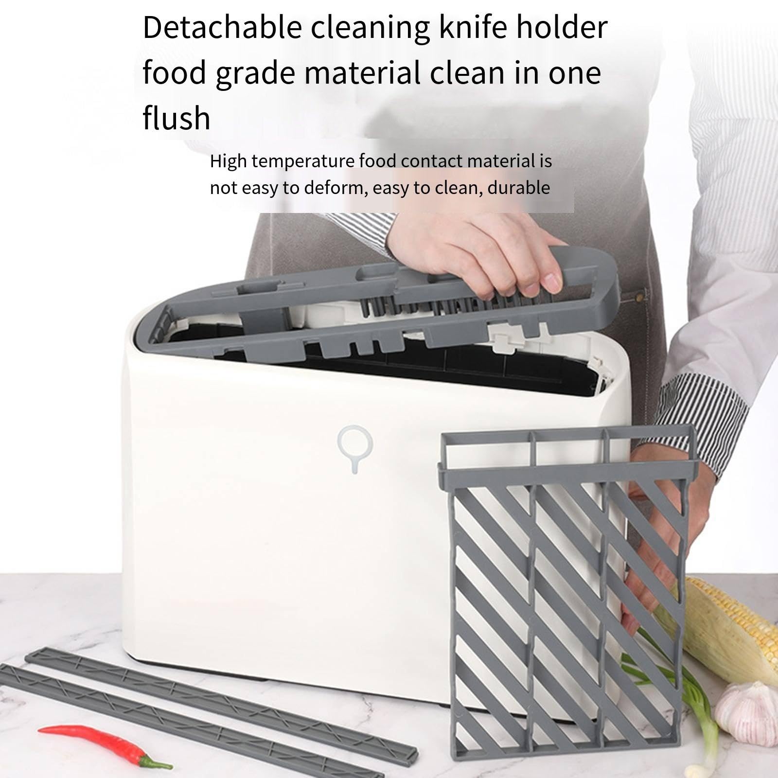 Tabla para Cortar Cuchillos, Palillos, secador desinfectante, Cocina, Estante para Cuchillos, clasificación, Tabla de Cortar