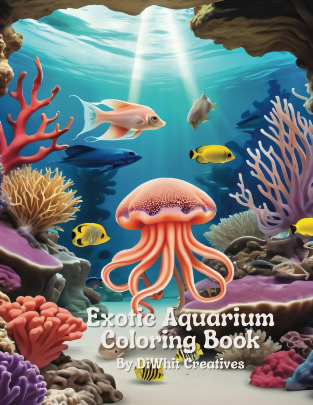 Exotic Aquarium Coloring Book: For Adults