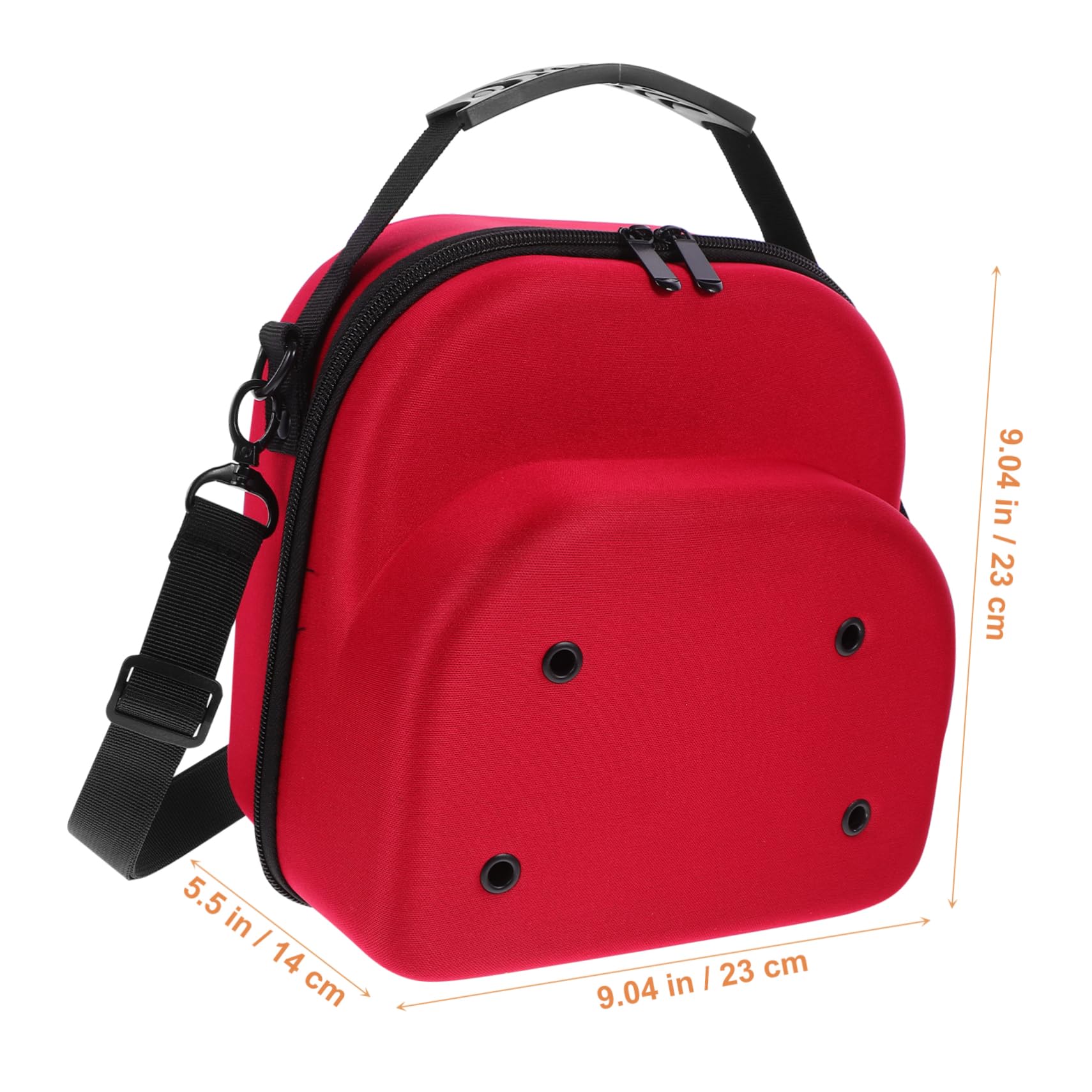 OKUMEYR Baseball Hat Organizer Box Lightweight Travel Case for Caps Shockproof Design Portable Storage for Baseball Hats for Adults