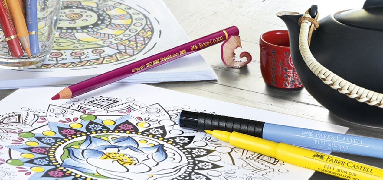 Amazon.co.jp: Faber Castell ポリクロモス カラーペンシルセット Tin