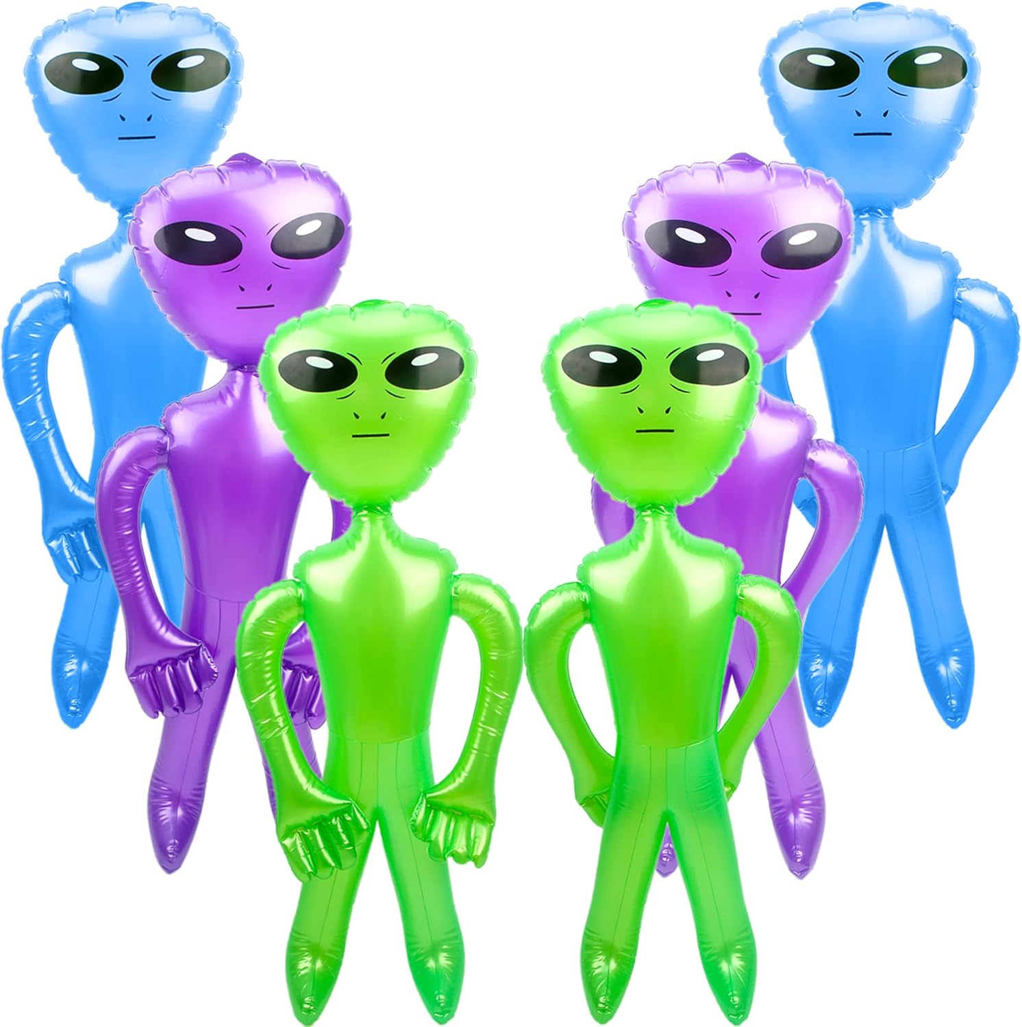 Cotiny 6 Pack 35 Inch Inflatable Alien Blow Up Aliens