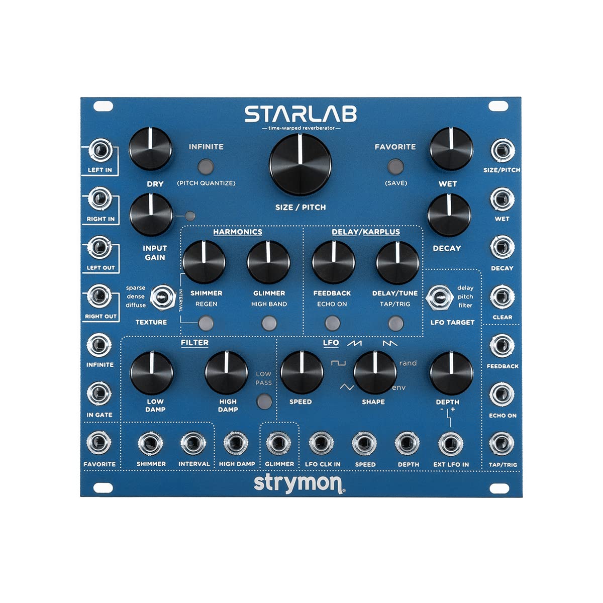 Strymon StarLab 88-Key Synthesizer Reverb Keyboard with Selectable Reverb Types, Delay/Karplus Section, String Synthesis, Adjustable Shimmer, Core Size, Variable Resonance Filter