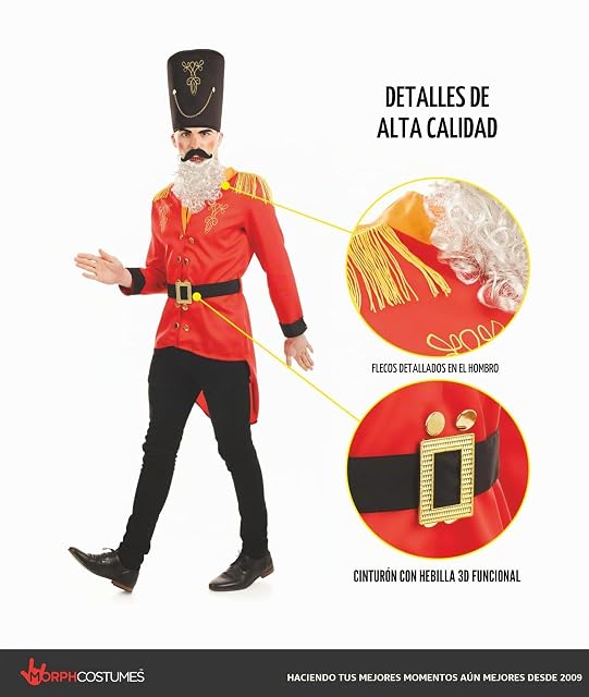 Foto 3 de 6 de Fun Shack Disfraz Cascanueces Hombre, Disfraz Soldadito Halloween, XL