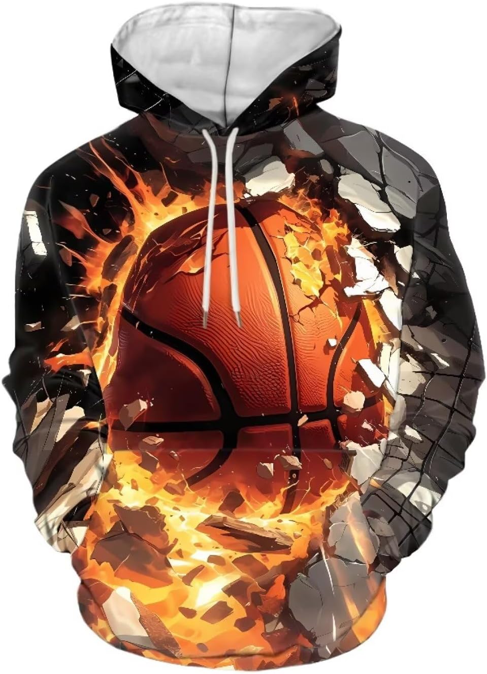 AFPANQZ Sweater with Hoodies Men's Plus Size Sweatshirt Stretch Pullover Hoodie Loose Fit Casual Tee Shirts