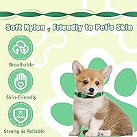 Vista 3 de Paquete de 14 collares de seguridad ajustables para cachorros pequeños, collares de identificación de nailon suave para recién nacidos, cachorros
