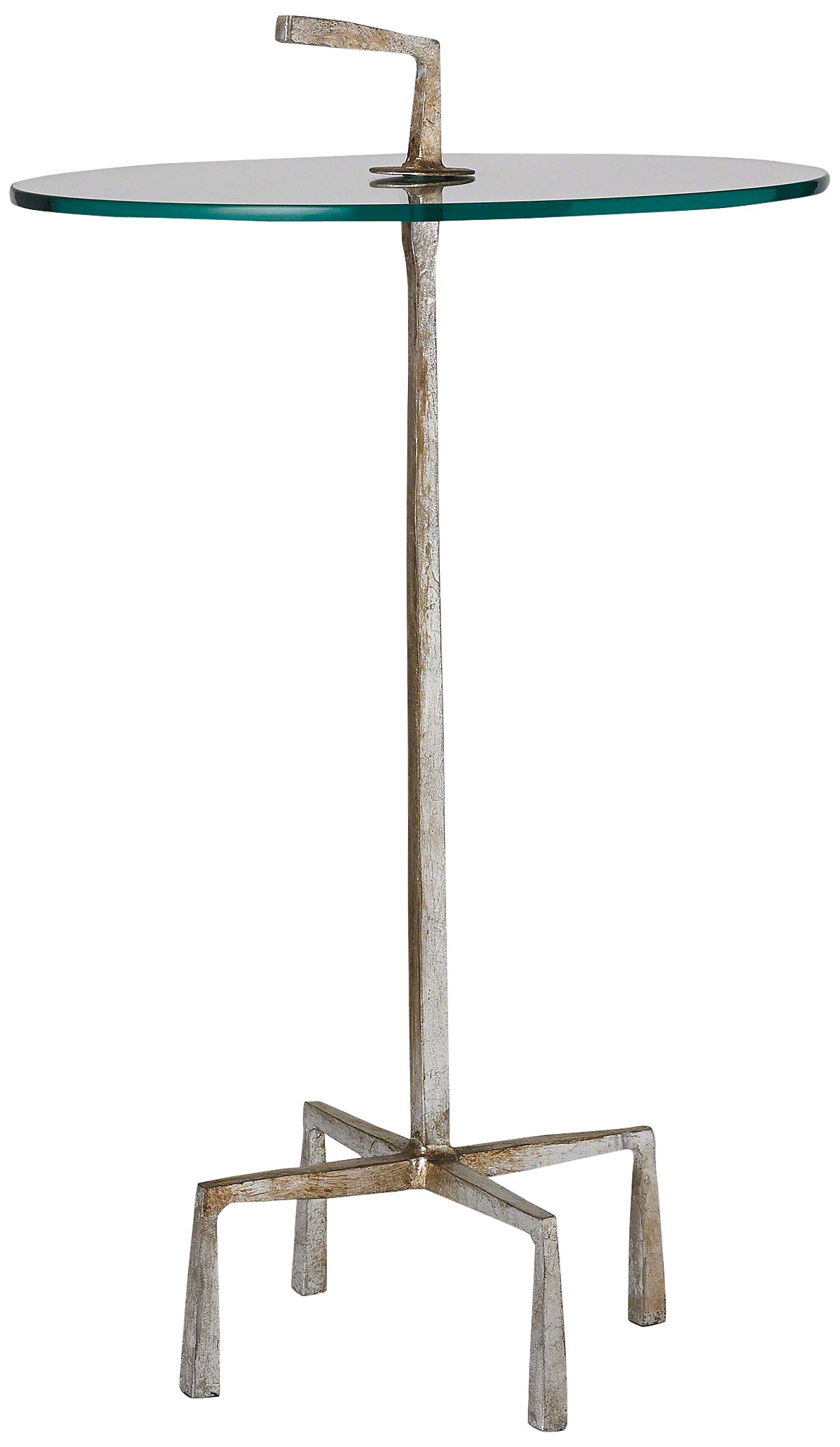 Studio A Quad Pod Accent Table, Silver Leaf