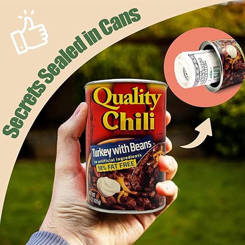 Miniatura 3 de La lata de sopa falsa se desvía segura  Mantén tus objetos de valor seguros  como joyas, efectivo, dinero, monedas, llaves de coche  Almacenamiento