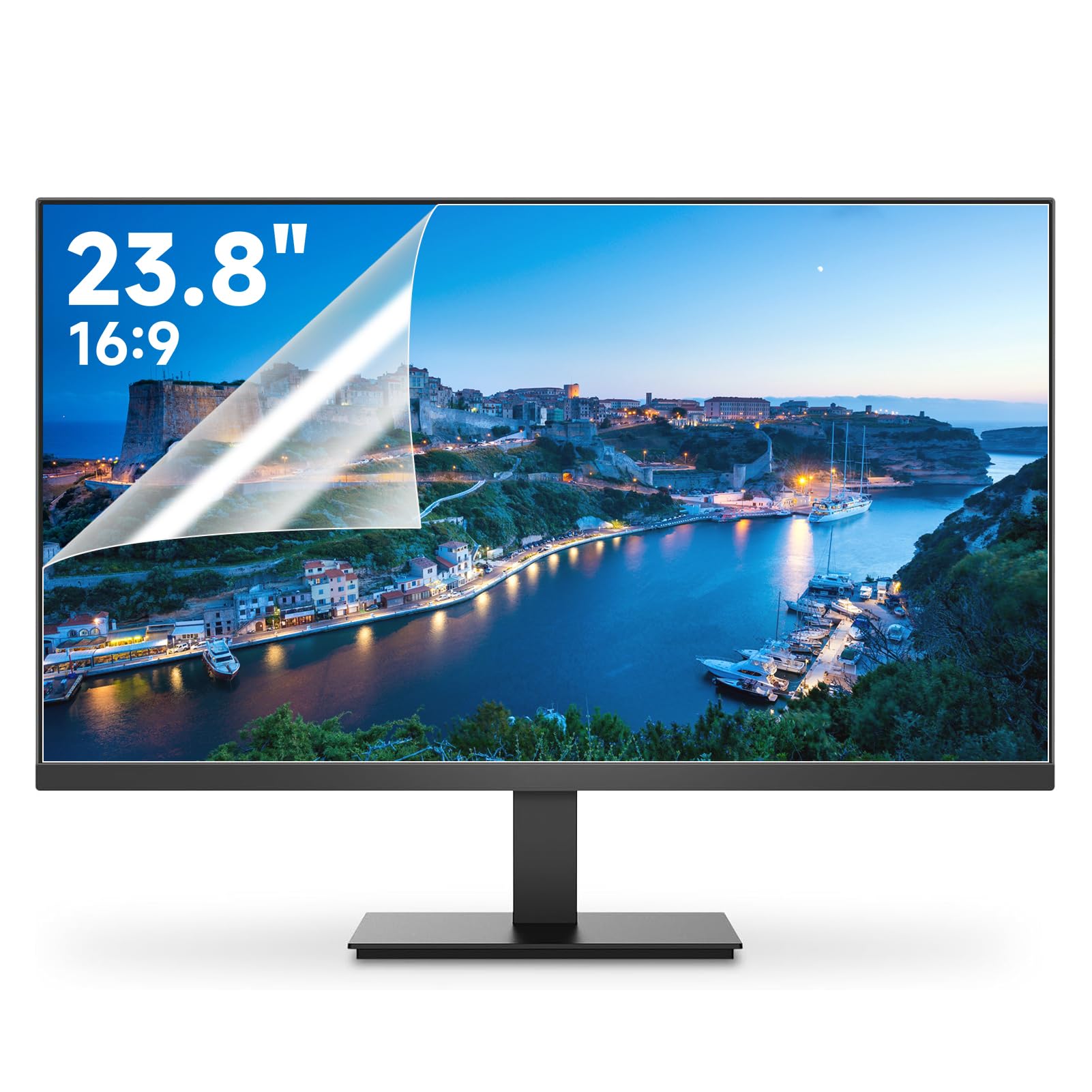 2 Pack 23.8 Inch 1920x1080P Anti Glare Screen Protector, Eye Protection Matte Anti Glare Film &amp; Anti Scratch Screen Protector for 23.8'' with 16:9 Aspect Ratio Widescreen Desktop Monitor