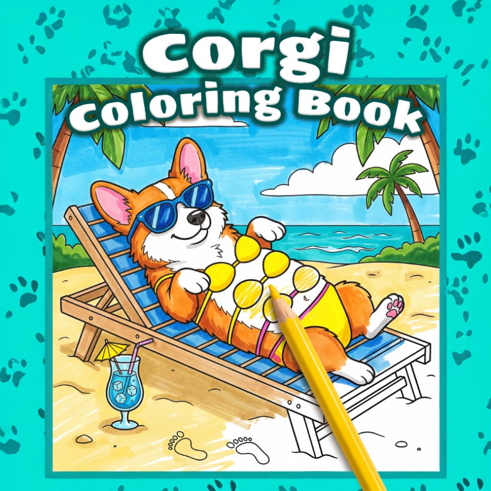 Funny Corgi Coloring Book: 50 Hilarious Corgi Adventures for Kids and Adults — Cute Dog Coloring Pages with Silly Costumes and Fun Scenes: A Paw-some ... and Laughs for Dog Fans of All Ages
