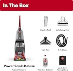 Hoover PowerScrub Deluxe Carpet Cleaner, Deep Cleaning Carpet & Upholstery Shampooer with Multi‑Purpose Tools, FH50150NC