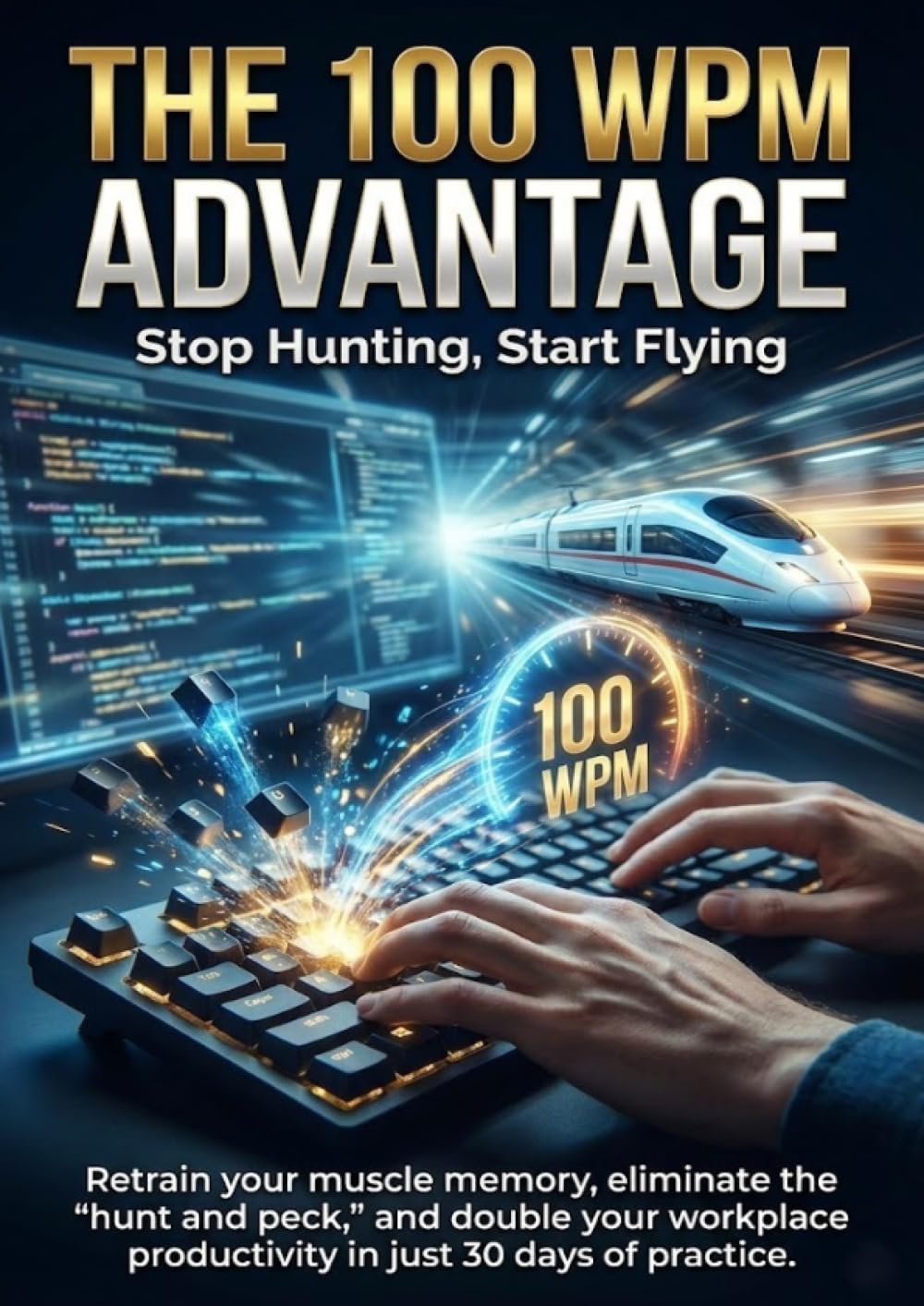 The 100 WPM Advantage: Stop Hunting, Start Flying: Retrain your muscle memory, eliminate the 'hunt and peck,' and double your workplace productivity in just 30 days of practice.