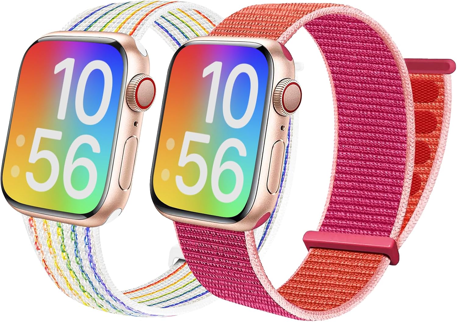 Compatible with Kids Apple Watch Band, Breathable Soft Nylon Loop Strap for Boy Girl, Compatible with iWatch SE 3 2 1 & Series 11/10/9/8/7/6/5/4/3 38mm 40mm 41mm & 42mm 44mm 45mm