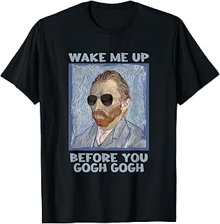 Artsy Van Gogh Meme for Men Design for Artists Men T-Shirt Small