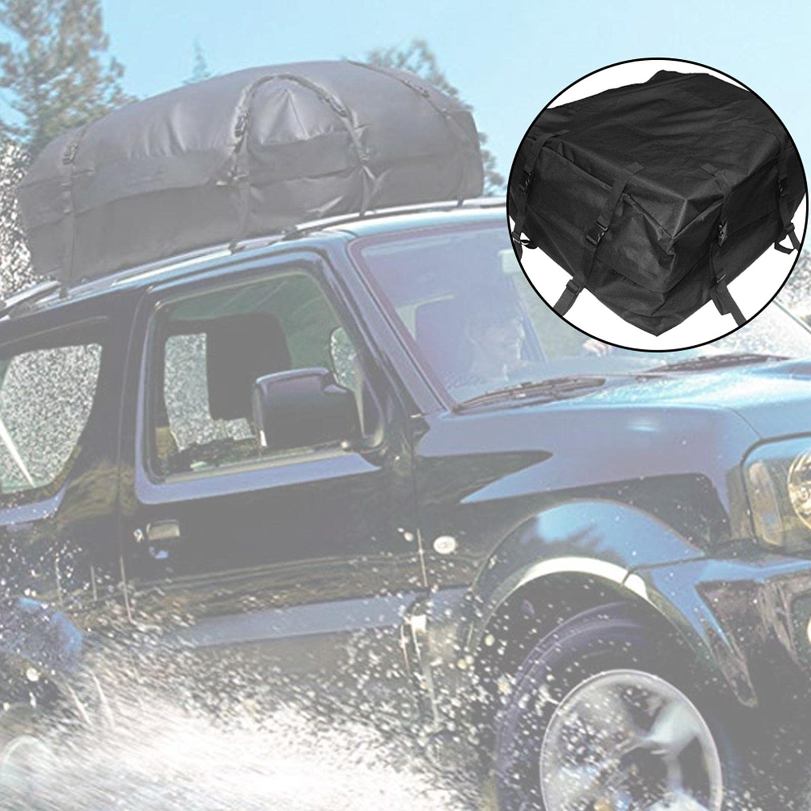 Cofre Techo de Coche Portaequipajes Techo Plegable, de Techo Plegable