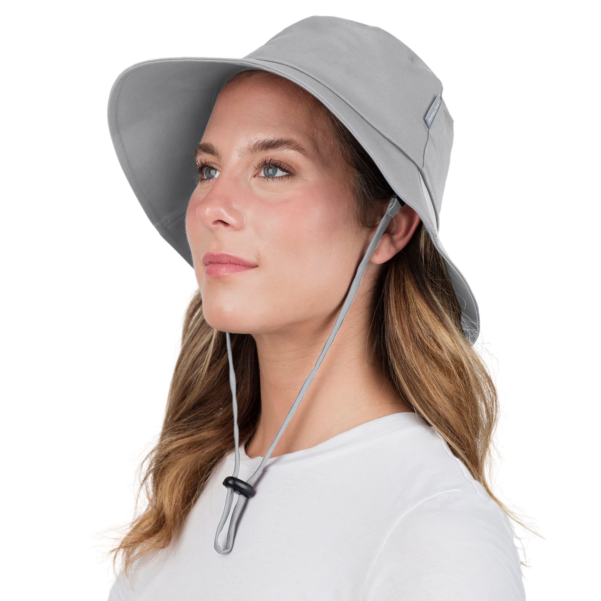 Chapeau De Soleil Jan & Jul à Séchage Rapide 50+ UPF Pour Filles - Ajustable, Sécurisé, Aqua-Dry