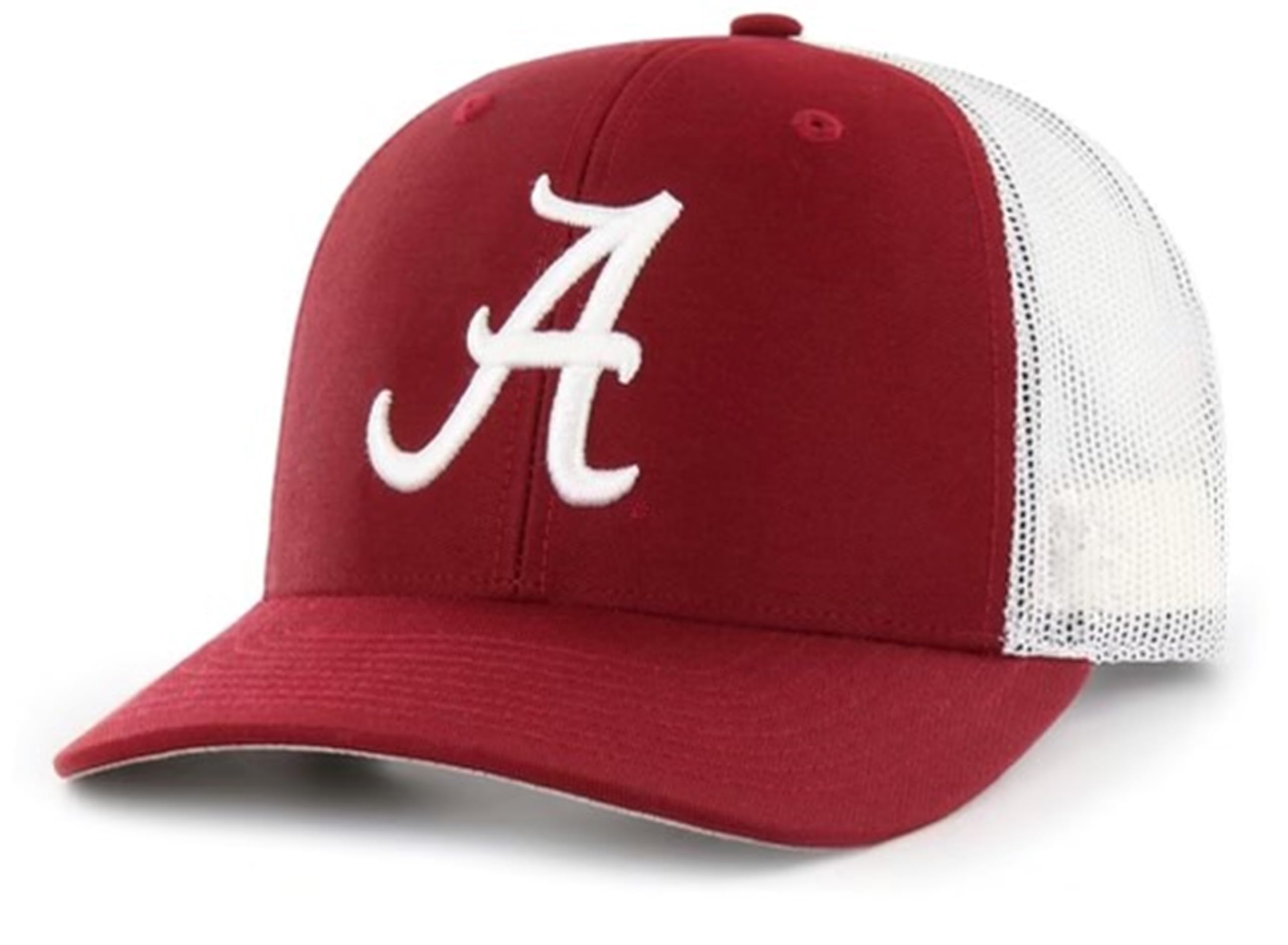 C5 Sports Officially Licensed Alabama University Hat Classic Team Logo Adjustable Mesh Trucker Crimson Structured Cap
