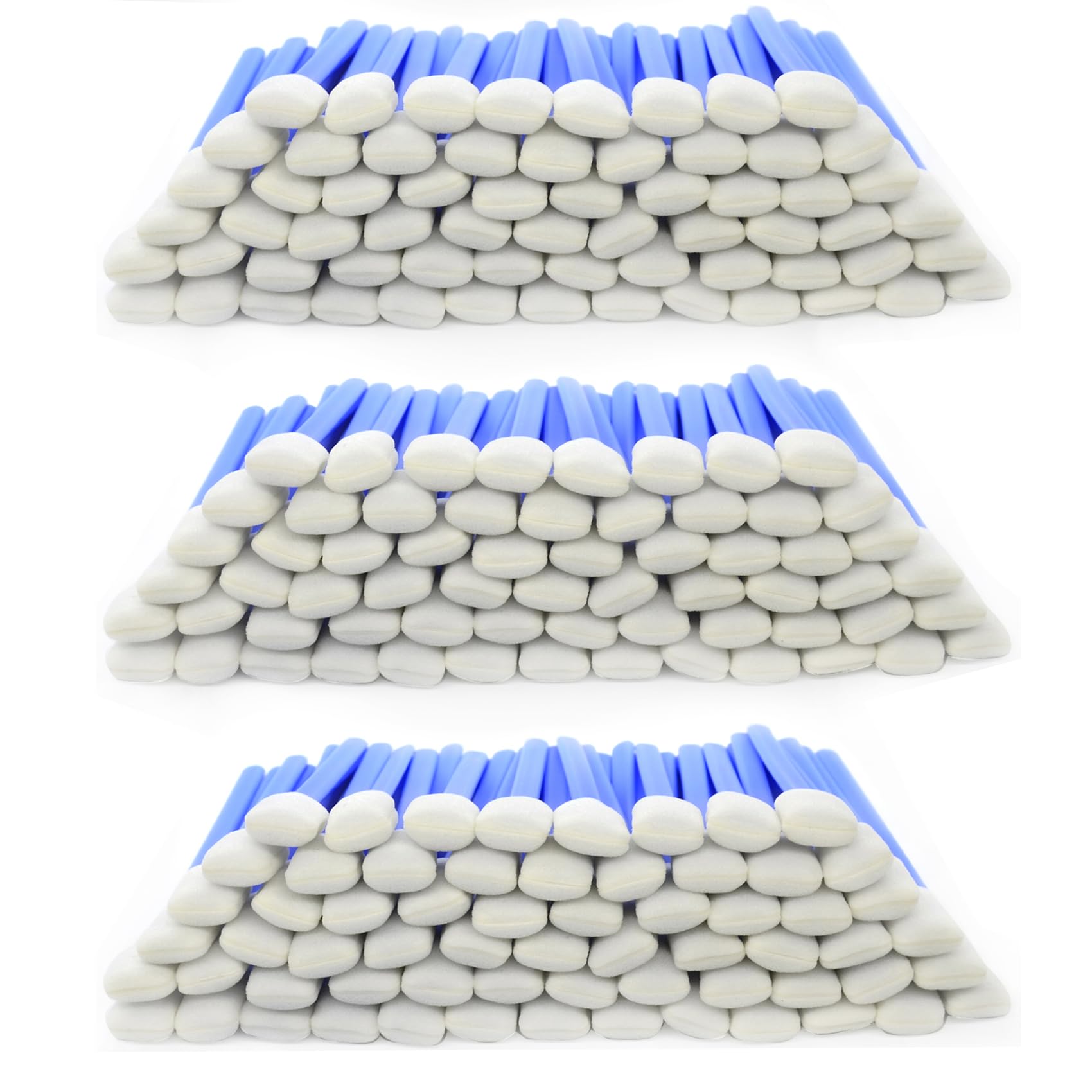 5.11” Foam Cleaning Swabs for Printers, Inkjets, Cameras, Automotive, Optics, Sensors, Guns, and Electronics (Blue, 300)