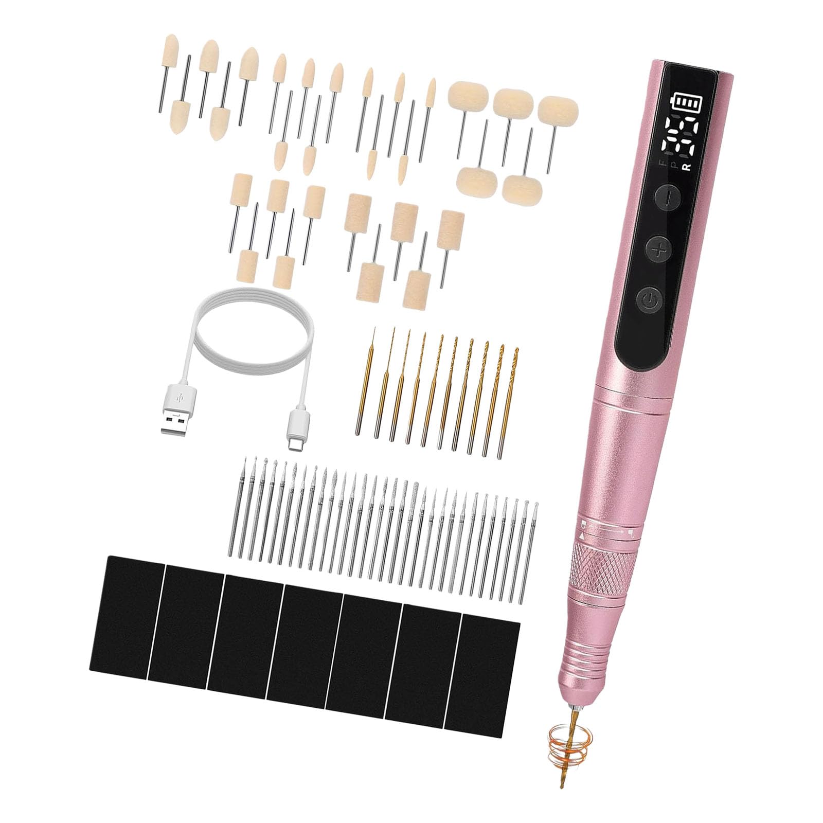 carotoe Easy to Use Polishing Tool Set for Polymers Clay Projects Ergonomic Setting Pottery Tool