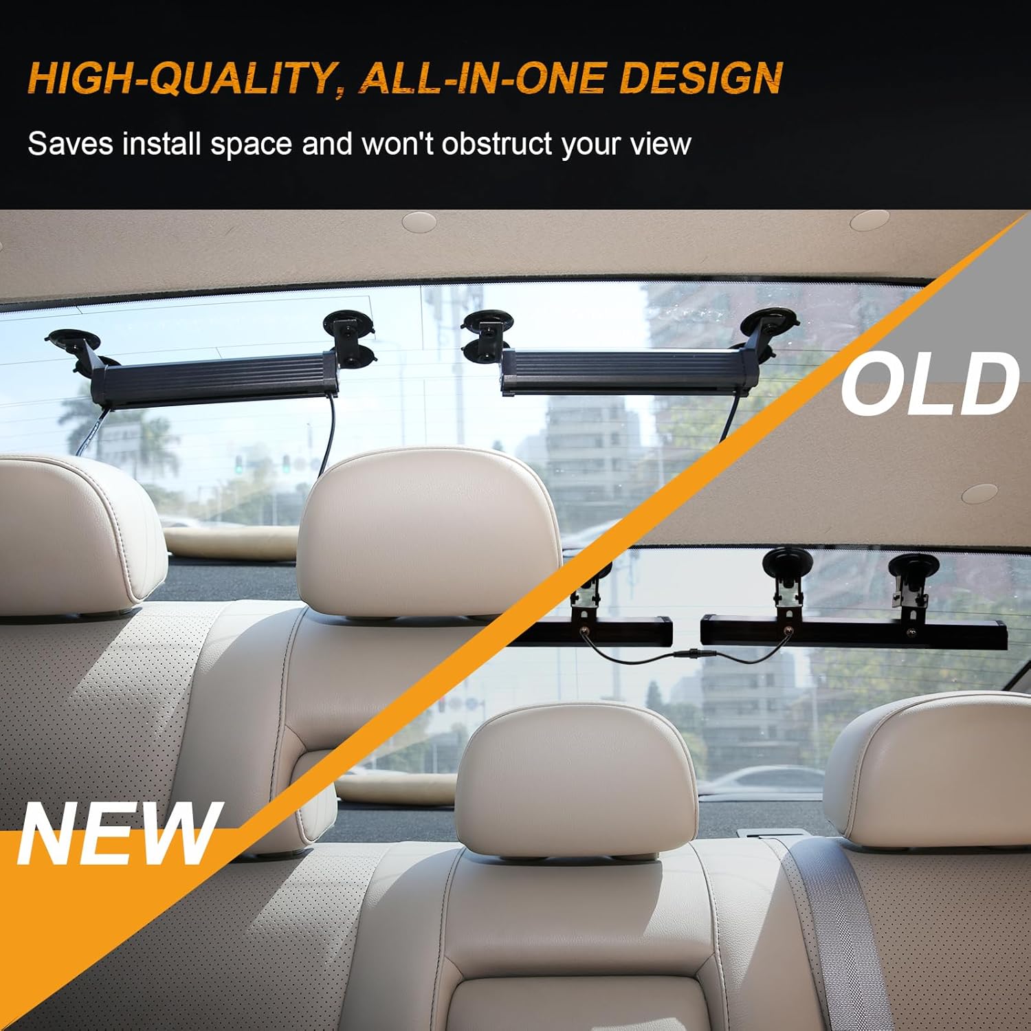 BARRA LED AEGIR 2 555 POSIZIONE ARANCIO DOPPIO ABBAGLIANTE - Foto 6