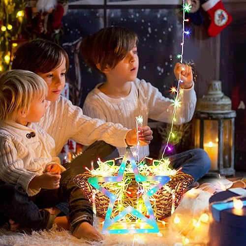 Miniatura 6 de FUNIAO Guirnalda de luces de Navidad con 320 luces LED para decoración de Navidad, con 11 modos, control remoto para árbol, pared, patio, boda,