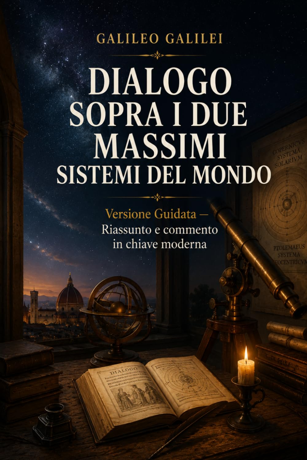 DIALOGO SOPRA I DUE MASSIMI SISTEMI DEL MONDO: Versione Guidata con commento in chiave moderna