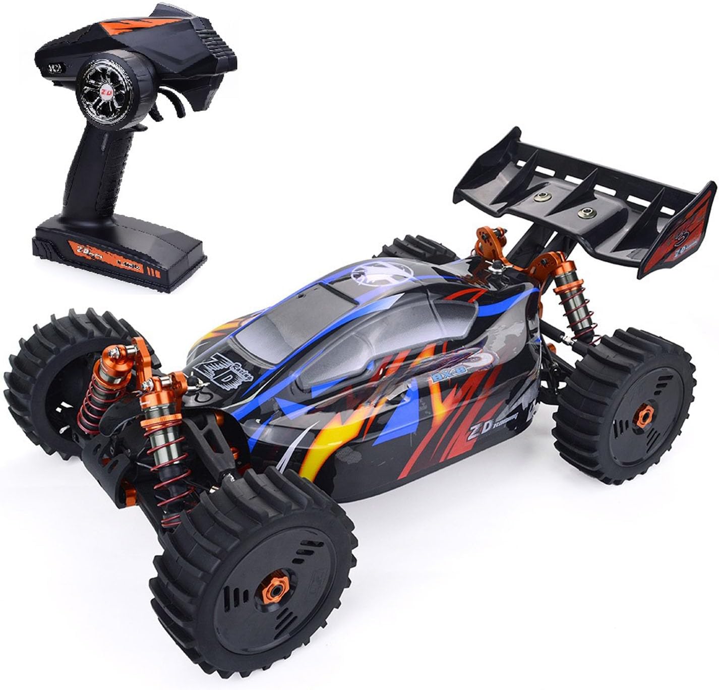 TOUCAN RC HOBBY 1:8 Racing High Speed RC Off Road Car 100KM/H 9020 V3 4 * 4 Wireless Control Buggy 08421 Oil Filled Metal Shocks Transmitter
