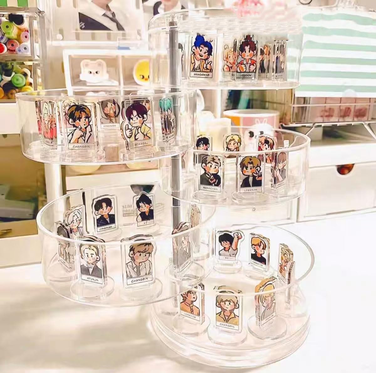 Amazon.co.jp: フィギュアケース 収納ケース 回転可能 コレクション