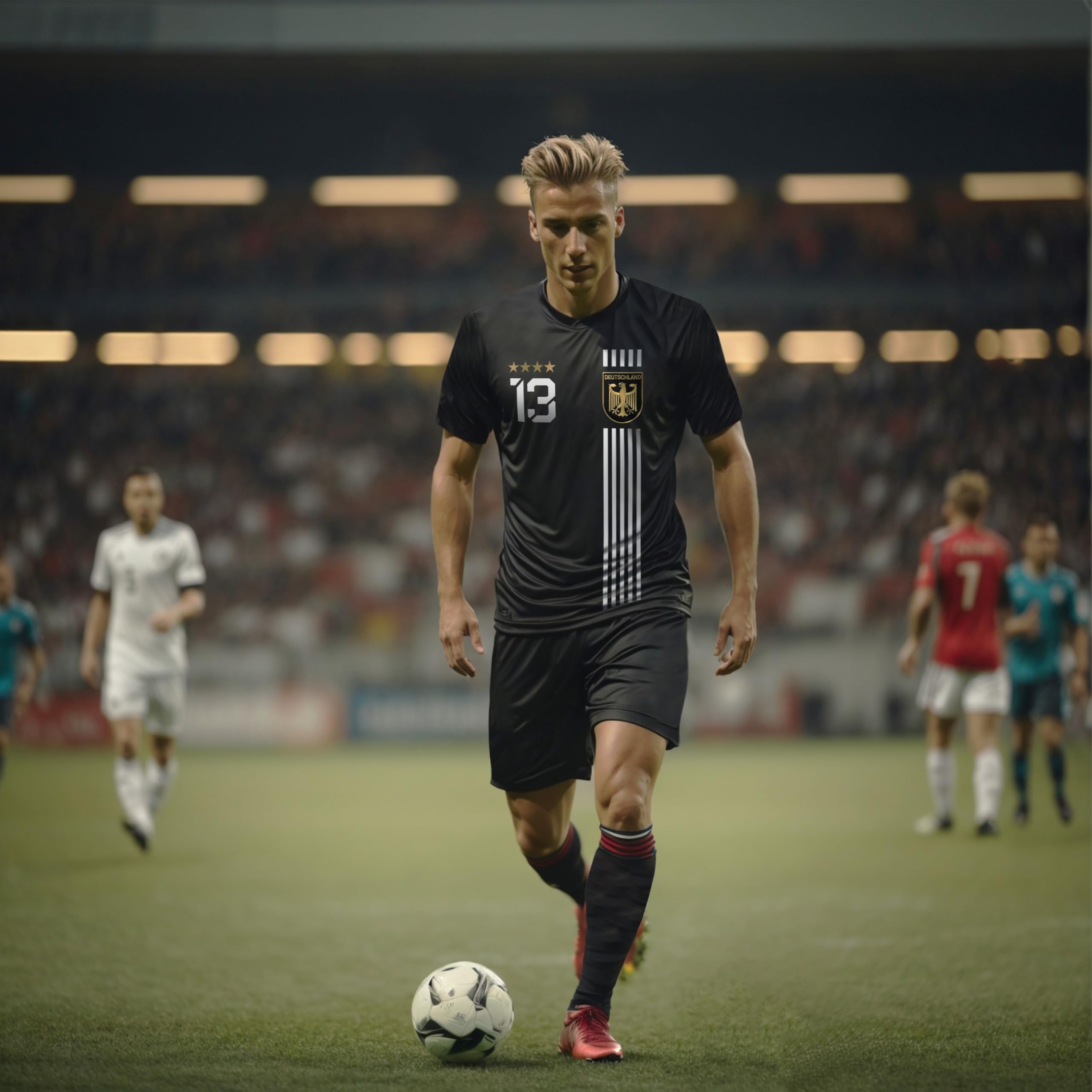 IIIII20Fo7IIIII Fussball Deutschland Trikot Em 2024 Kinder mit eigenem Namen personalisiert - Jungen National Fußball Kind Trikots - Jungs Fanartikel deutsche Nationalmannschaft