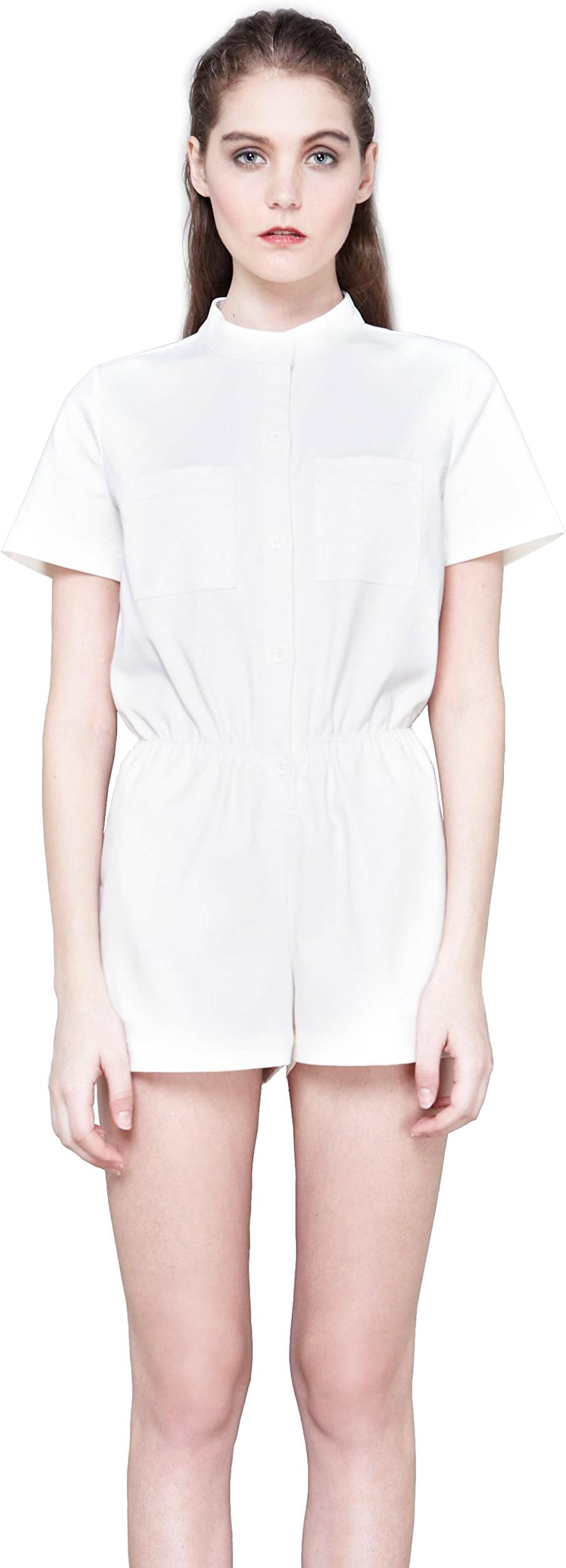 Twenty3 Women's Sher Cezlio Romper Small White