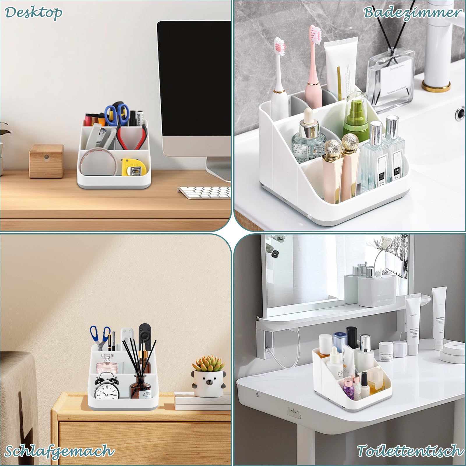 Porte Brosse à Dents SIMIN Avec Vidange - Support Brosse Électrique Et Dentifrice - Organisateur Salle De Bain