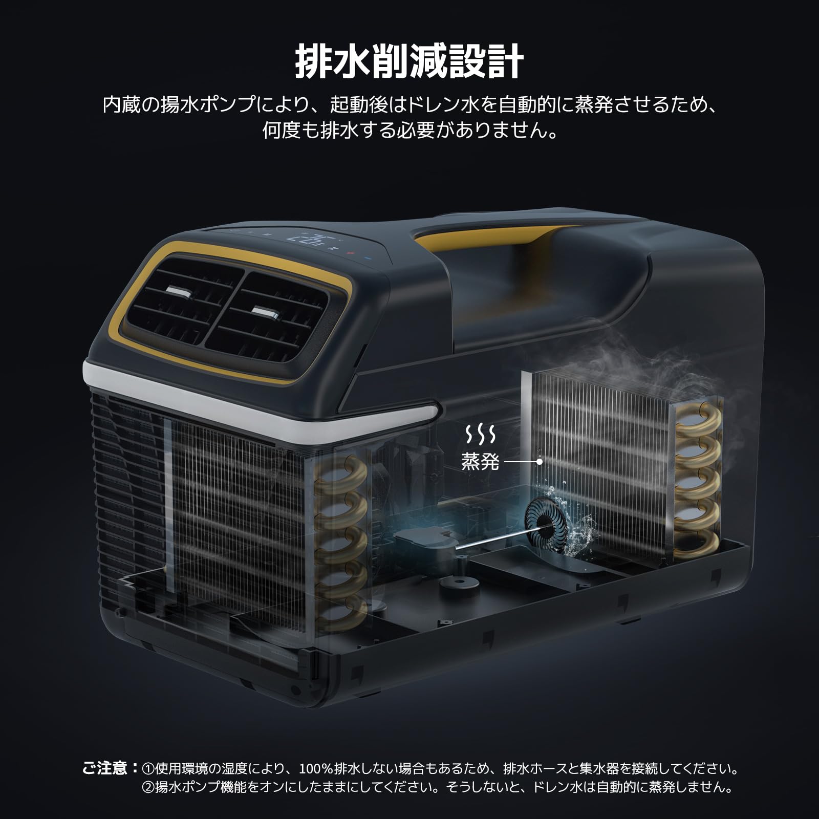 Amazon | BougeRV ポータブルエアコン 1.1kW/4000BTU ポータブル