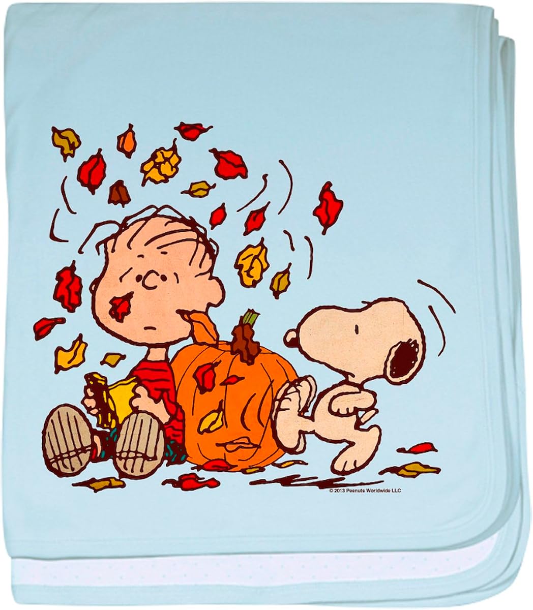 CafePress Fall Peanuts Baby Blanket, Super Soft Newborn Swaddle