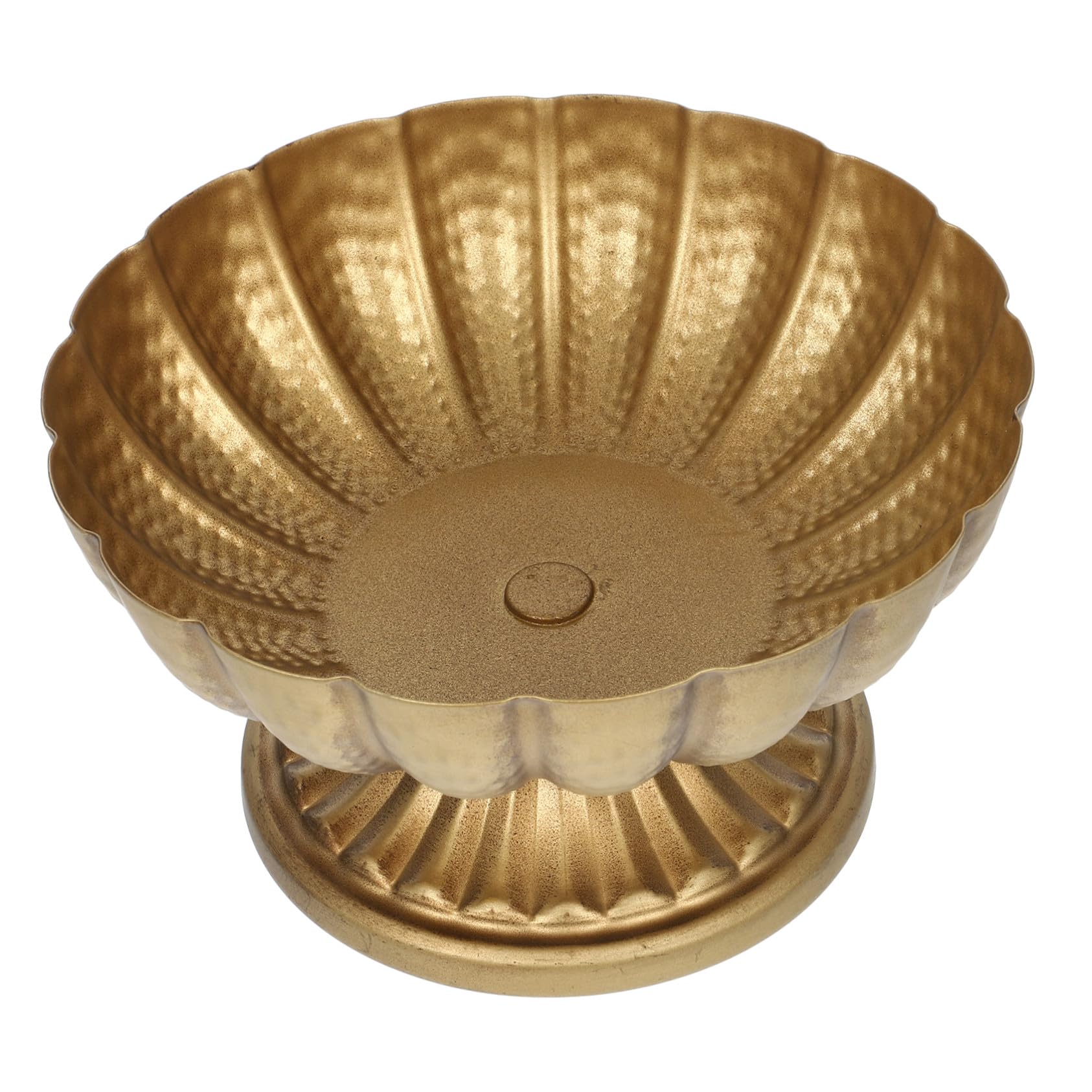 Jardinière en fer forgé extérieure intérieure colonne romaine cuivre vintage 23w5036gt-18