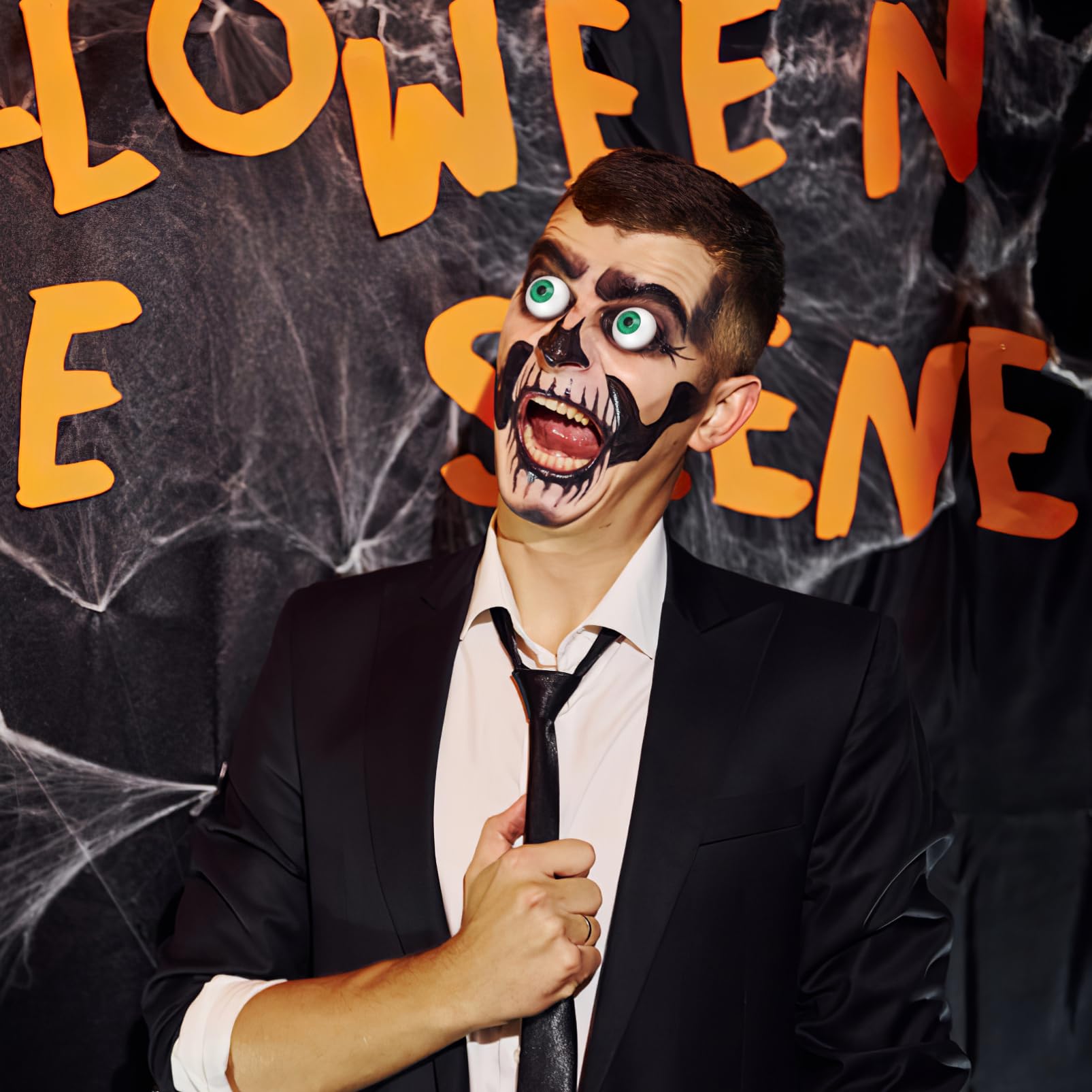 Alipis 8 Stück Halloween Augapfel Realistische Augen: 26mm Gruselige Augenaugäpfel Aus Kunststoff - Kunststoff-Augäpfel Für Halloween Party Cosplay Kostüme Dekorationen