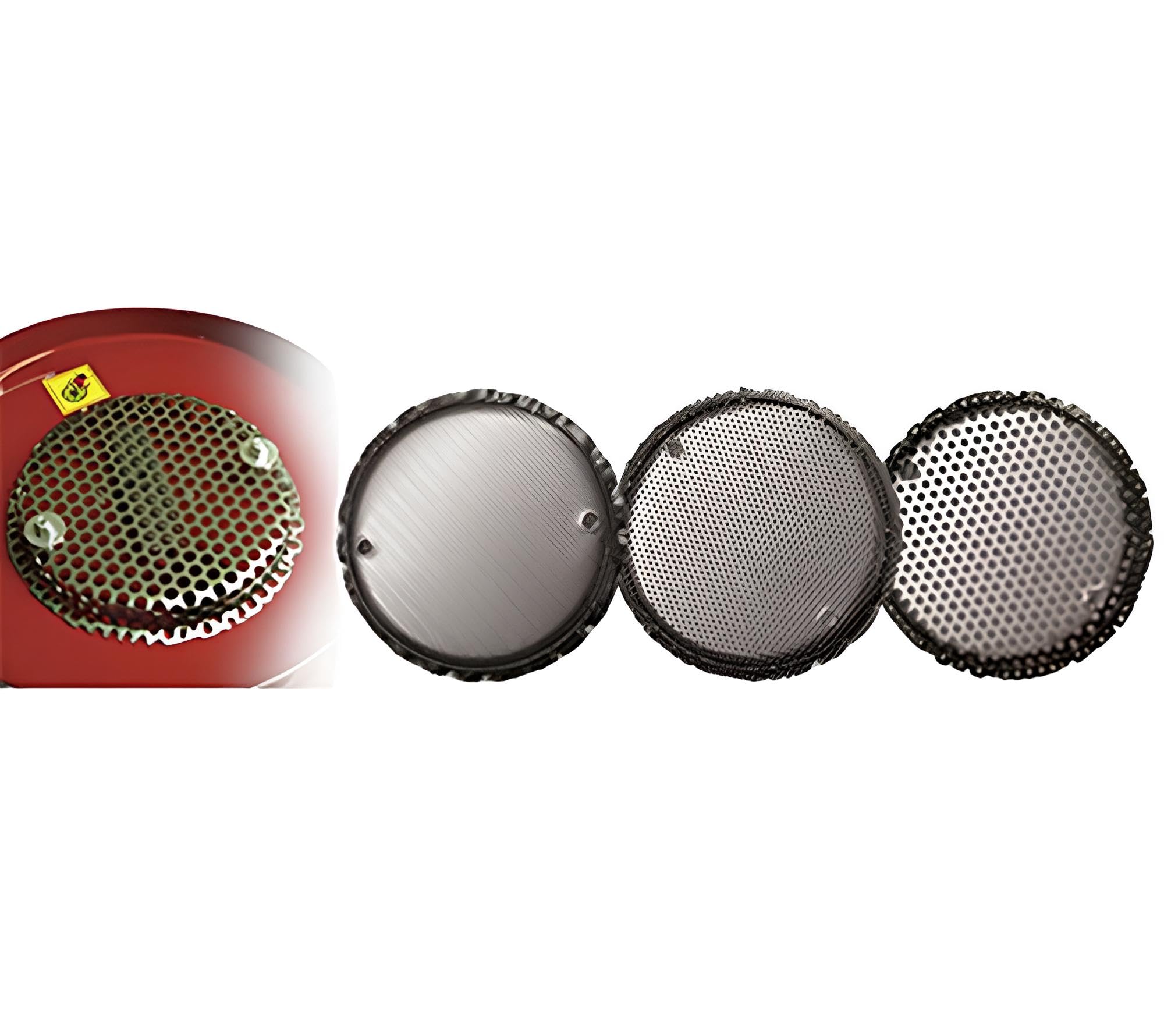 Molino de cereales - Molino de grano y maíz con 4 tamices incluidos - Molino eléctrico con recipiente hermético (METM)