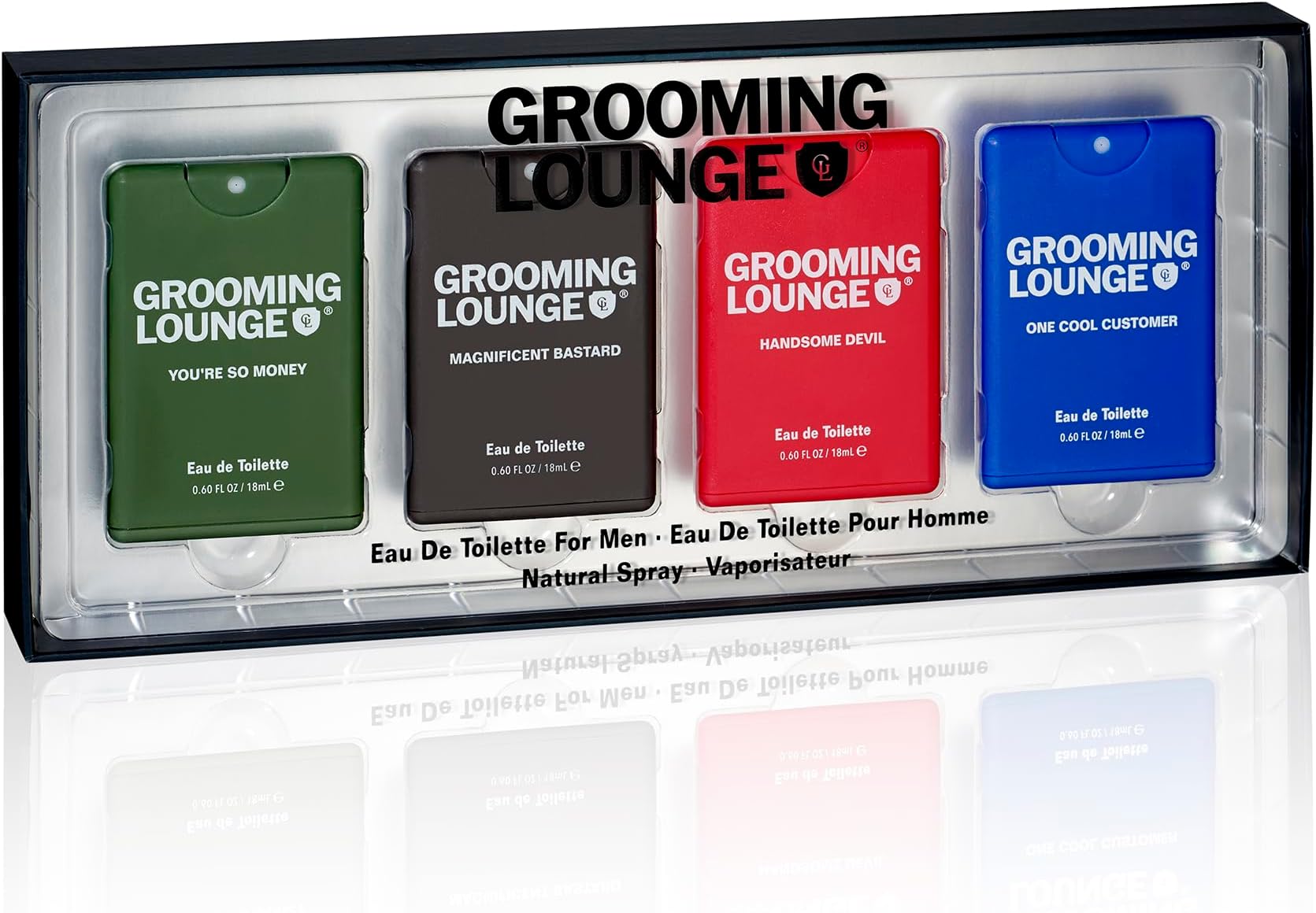 Grooming Lounge Men's Fragrances 4Piece Pocket Spray