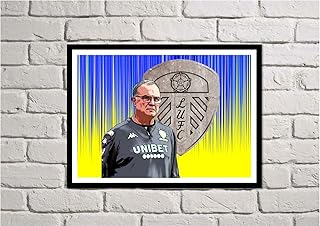 A3 MARCELO BIELSA PRINT, WALL ART, LEEDS UNITED, DISPLAY, GIFT