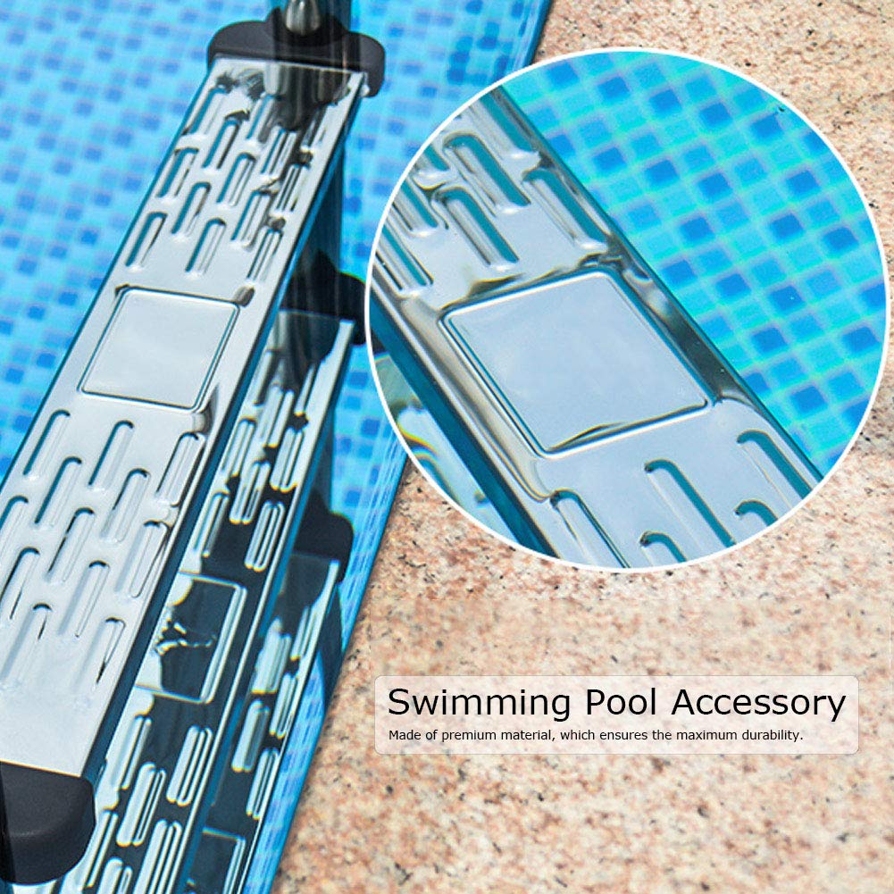 Wakects Gradino per Scaletta Piscina in Acciaio Inossidabile, Antiscivolo, 50 cm