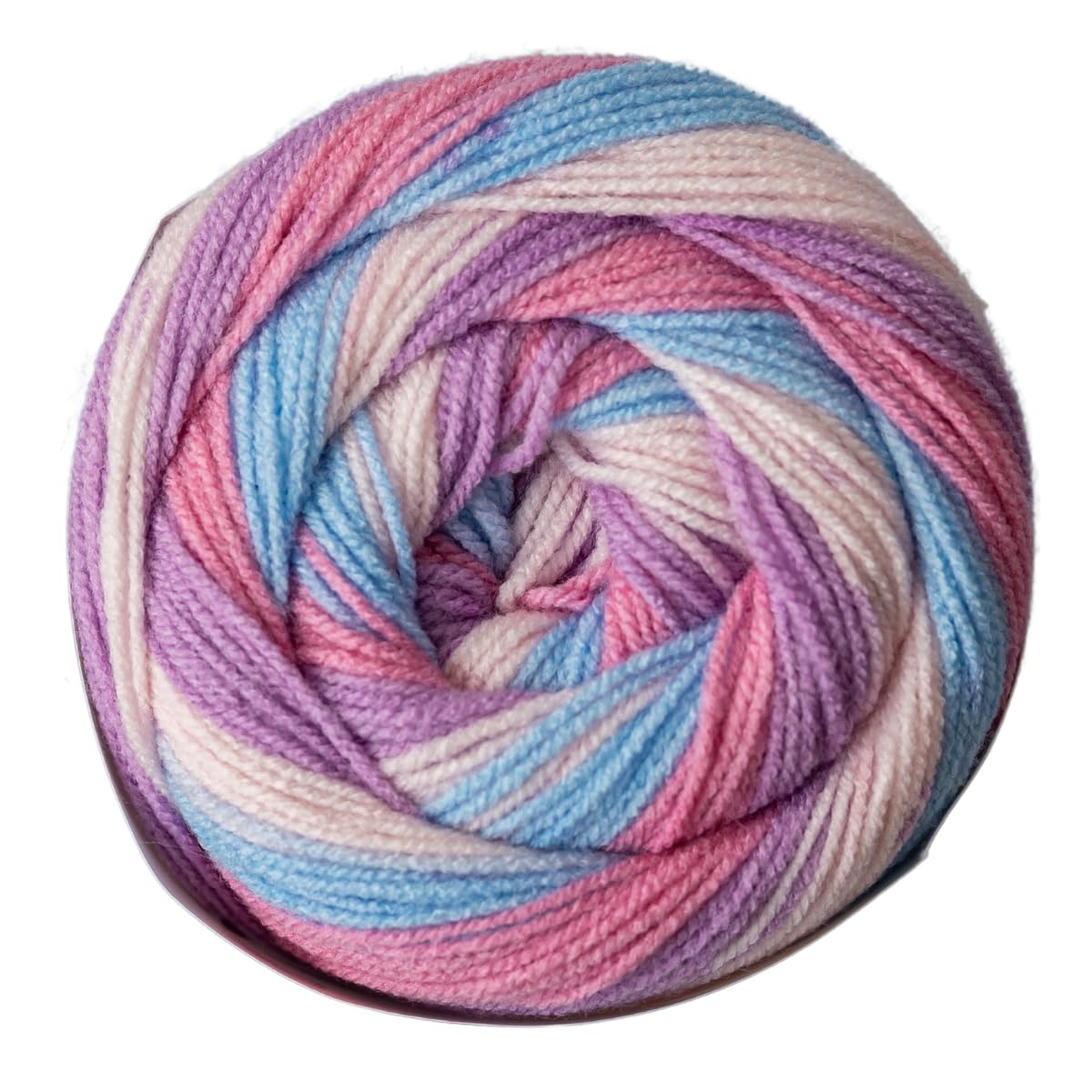 Emu Funfair Swirl DK Acrylic Yarn 150g Cake 450m, Flying Elephants - 012