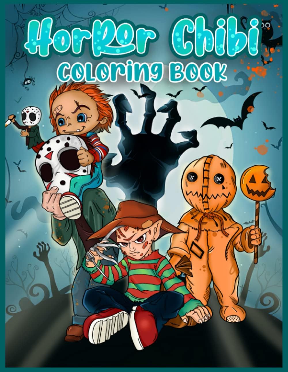 Horror Chibi Coloring Book: A Stunning Coloring Book With Many Illustrations Of Creepy Chibi For Fans To Relax And Relieve Stress